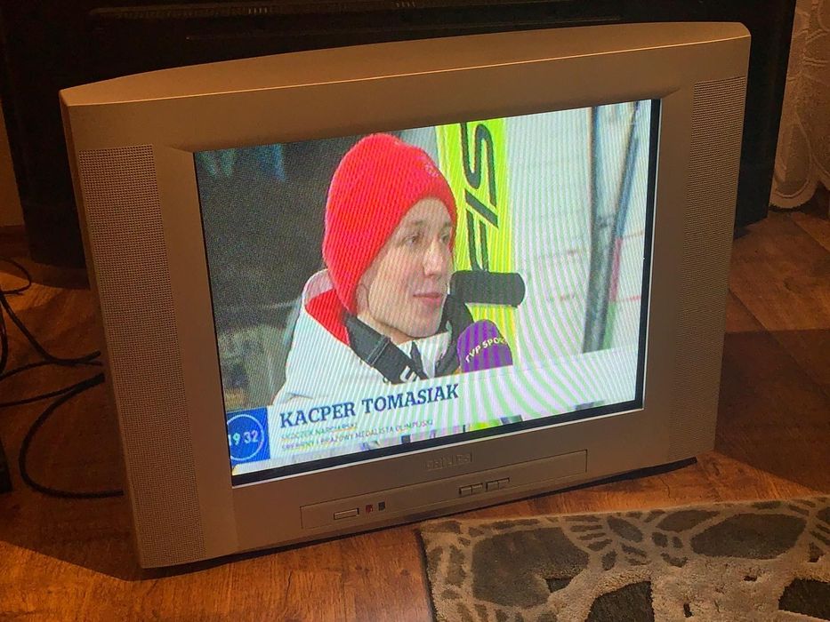 Telewizor Philips 21 kineskopowy konsola vintage