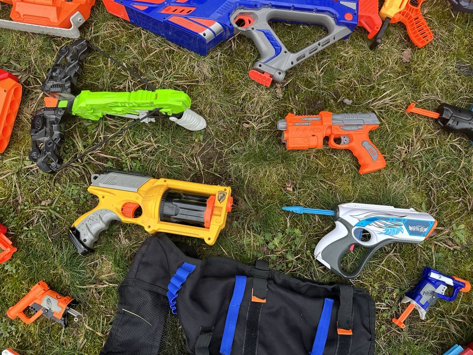 Zestaw Nerf - Zabawki + Strzałki, Akcesoria, Super Cena! Warszawa