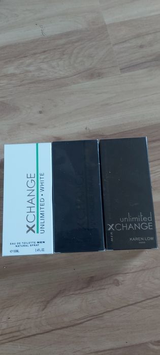 3 Wody Toaletowe Xchange White.Unlimted.Wonderman
