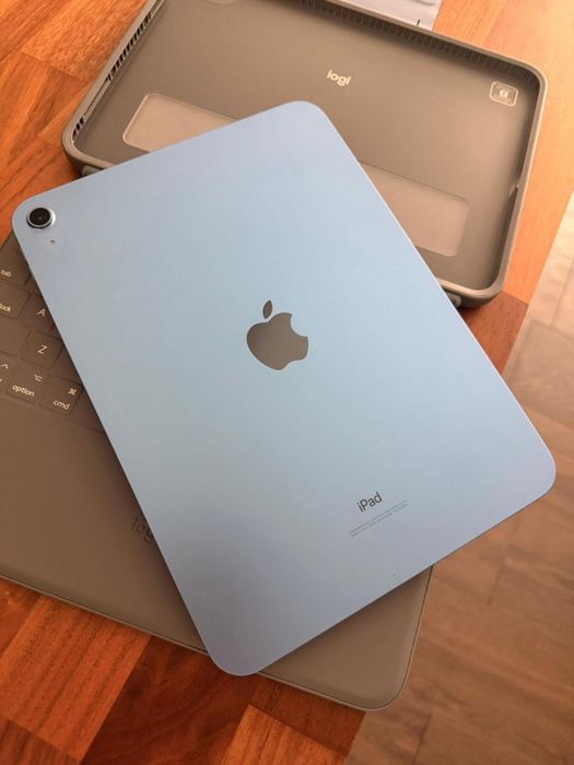 iPad 10ª Geração 64GB + Apple Pencil Original + Teclado Logitech | 93% Bateria