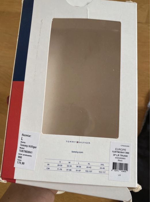 Bokserki majtki Tommy Hilfiger nowe L