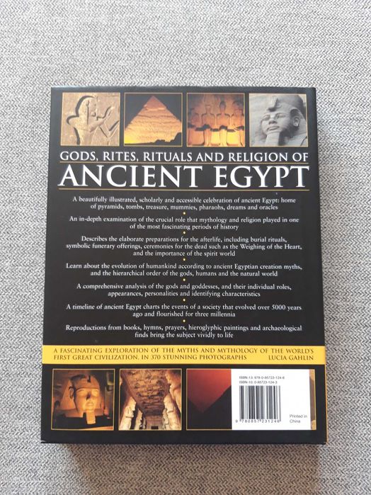 Livro "Gods, rites, rituals and religions of Ancient Egypt" L. Gahlin