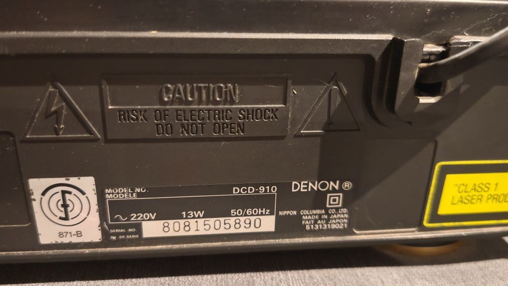 Odtwarzacz CD Denon DCD-910 | Burr-Brown DAC | Sprawny | Vintage Hi-Fi