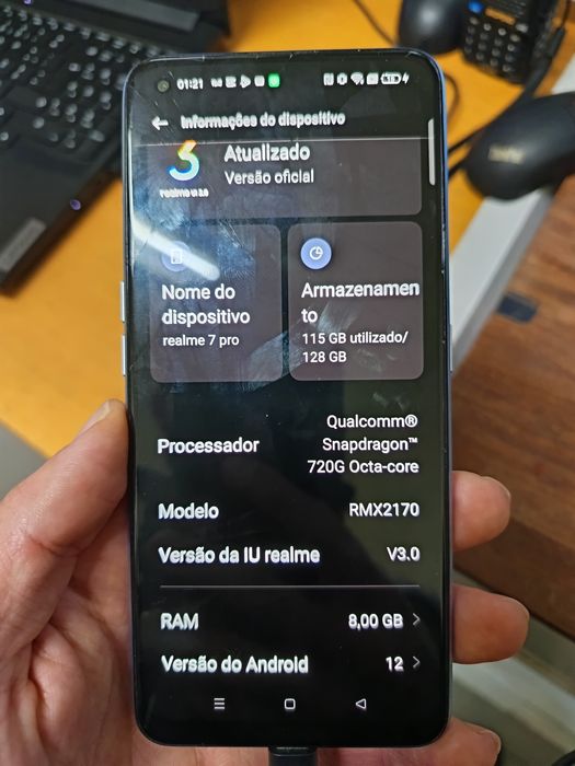 Telemóvel Realme 7 pro