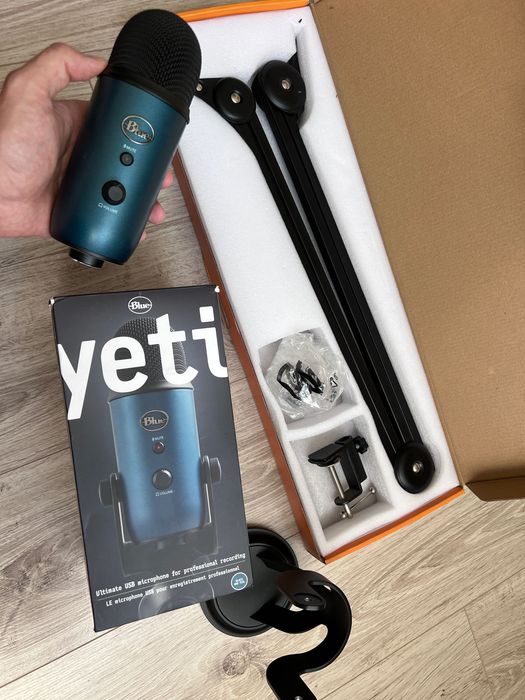 Мікрофон Blue Yeti USB Original + пантограф комплект