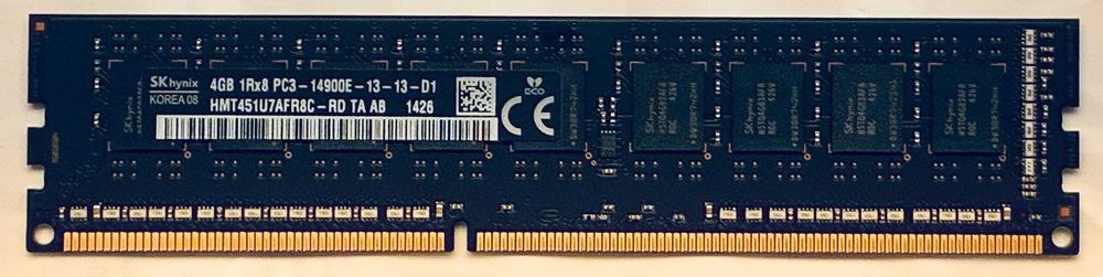Kit 12GB (3x 4GB) RAM DDR3 ECC Unbuffered 1866MHz (PC3-14900E) – Workstation / Server