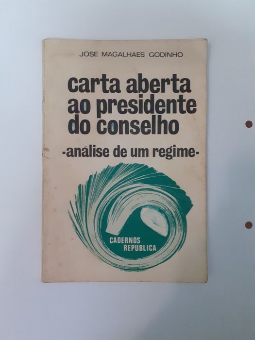 José M. Godinho, carta aberta ao presidente do conselho