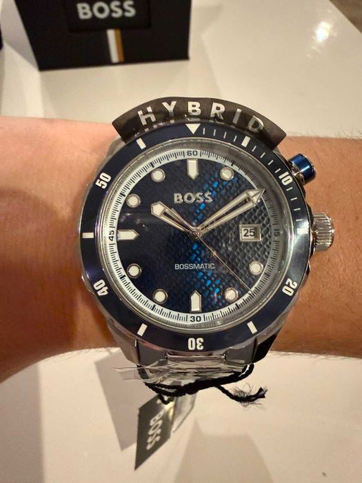 Zegarek Hugo Boss 1514212 Bossmatic mechanizm Seiko Kinetic