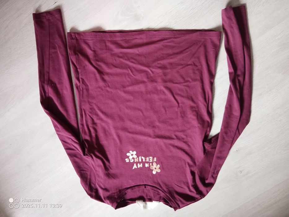 Bordo bluzka hm 146 cm