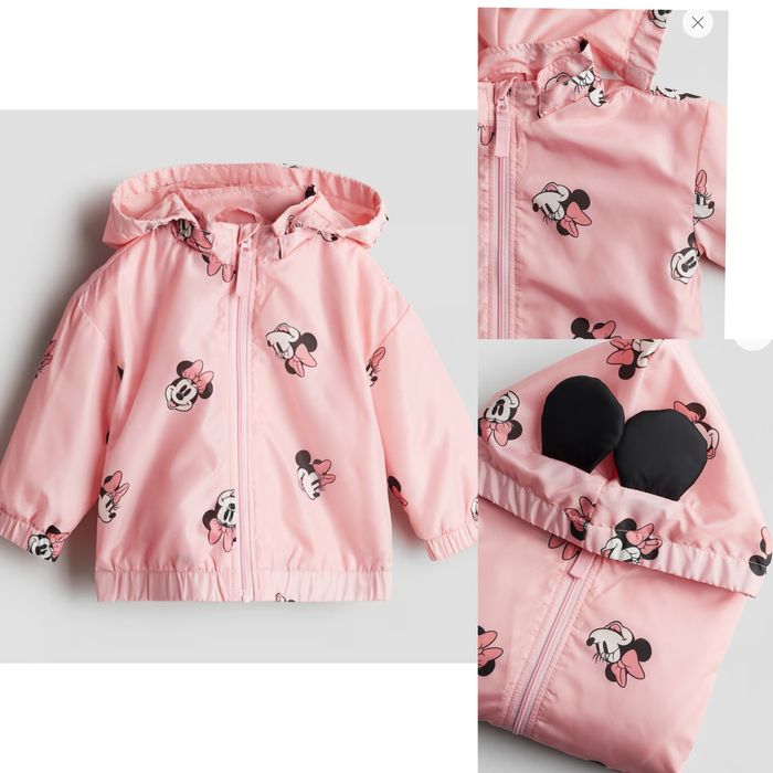 Вітровка куртка H&M мікі міні маус ветровка легка утеплена 92 98
