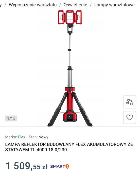 Lampa reflektor budowlany Flex