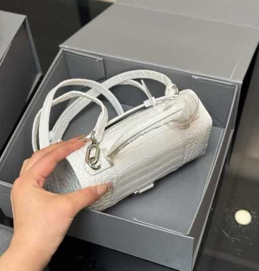 BalenciagaHourglassHandbagXSWhite