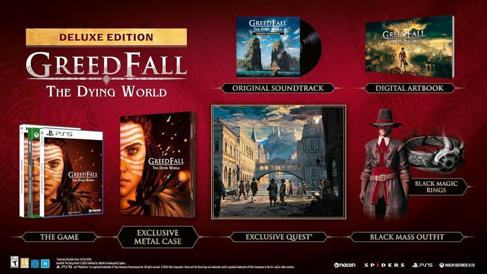 GreedFall: The Dying World Deluxe Edition - Gra PS5 / Nowa w folii