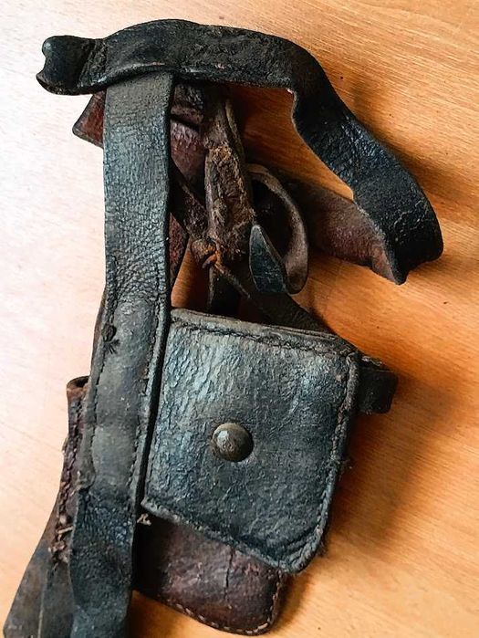 Cabeção couro genuíno século XX decoração equitação