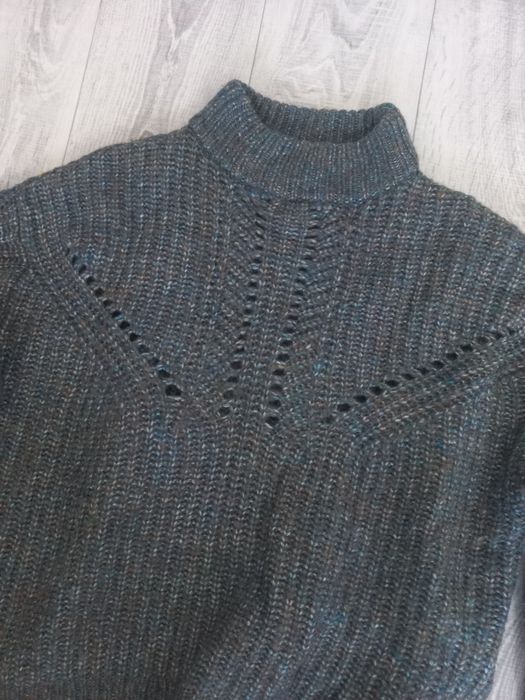 Piękny gruby sweter kolorowy rozmiar XL