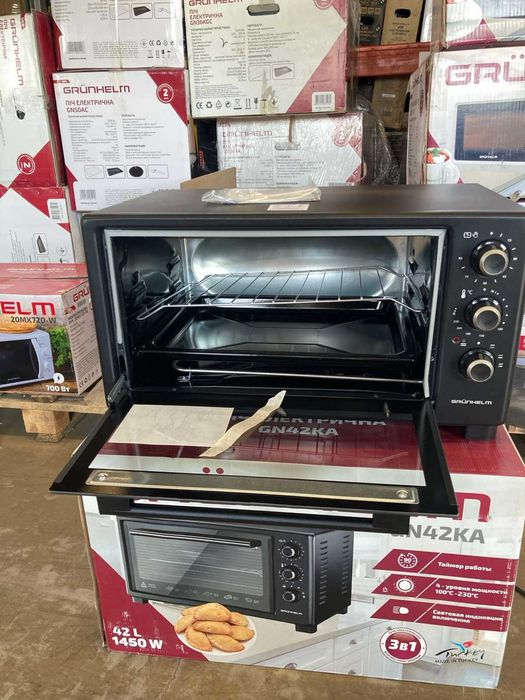 Піч електрична - GN42KA (чорний) 42л (GRUNHELM)