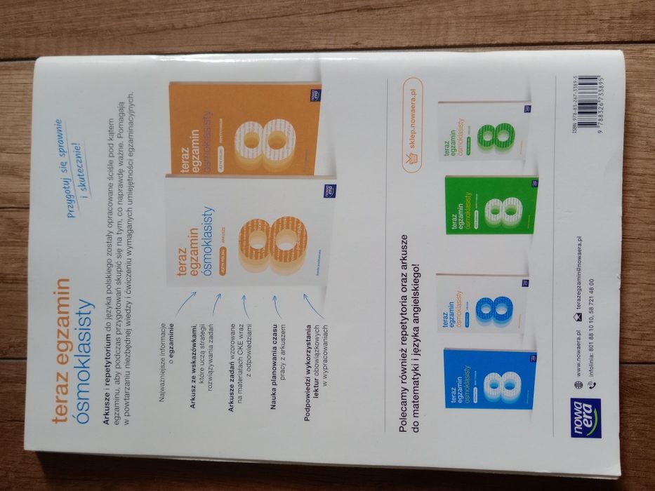 Arkusze język polski dla klasy 8