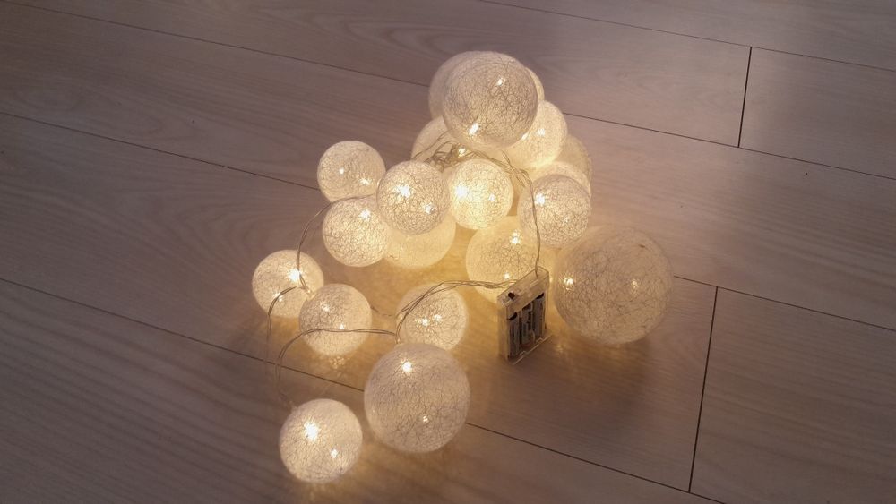 Lamki światełka na baterie 3 metry