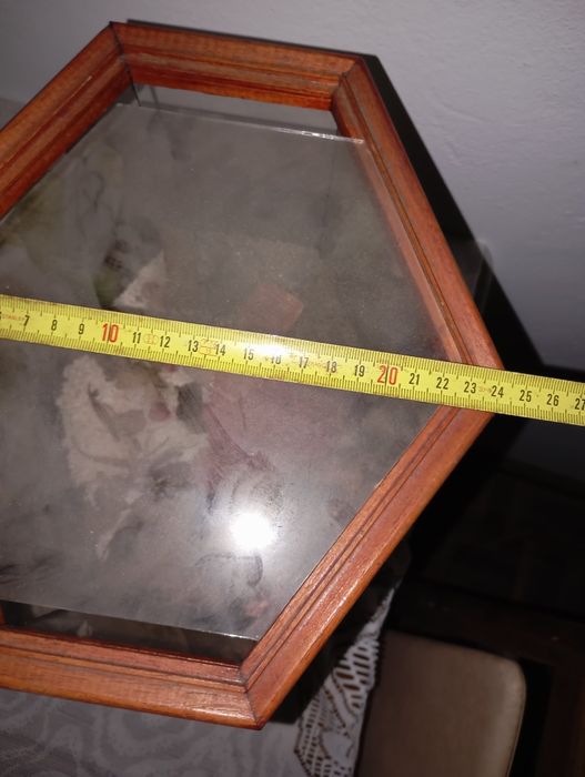 Terrário hexagonal decorativo