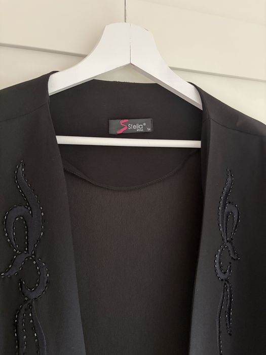 Dwuczęściowy elegancki komplet z żorżety
