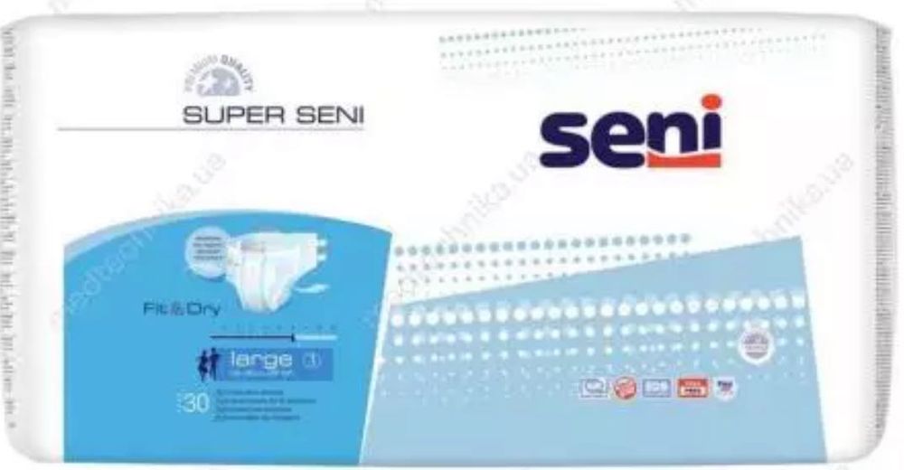 Підгузки для дорослих Super Seni Large 30 шт