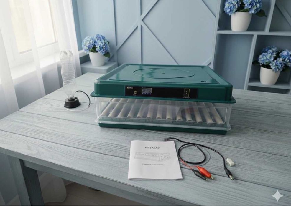 Распродажа! Инкубатор автоматический 12-220В Птаха Інкубатор і овоскоп