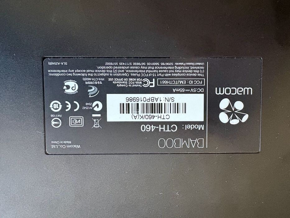 Графічний планшет Wacom Bamboo Pen&Touch CTH-460