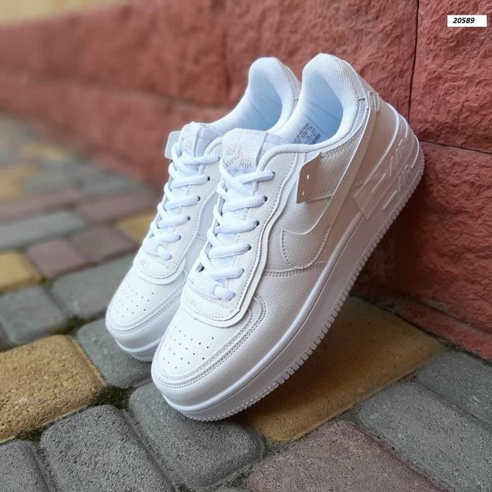 Nike Air Force 1 Shadow білі жіночі кросівки