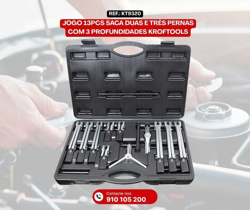 Jogo saca de duas e três pernas com 3 profundidades  JL20