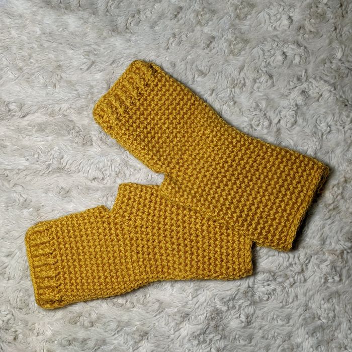 Митенки рукавицы перчатки без пальцев