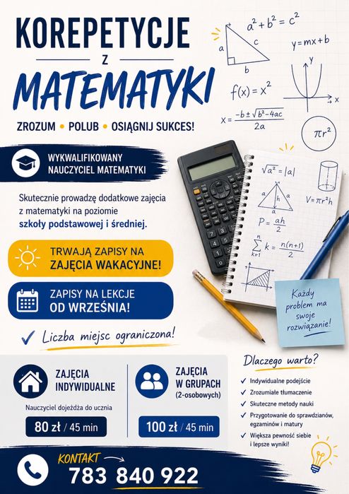 Korepetycje z matematyki