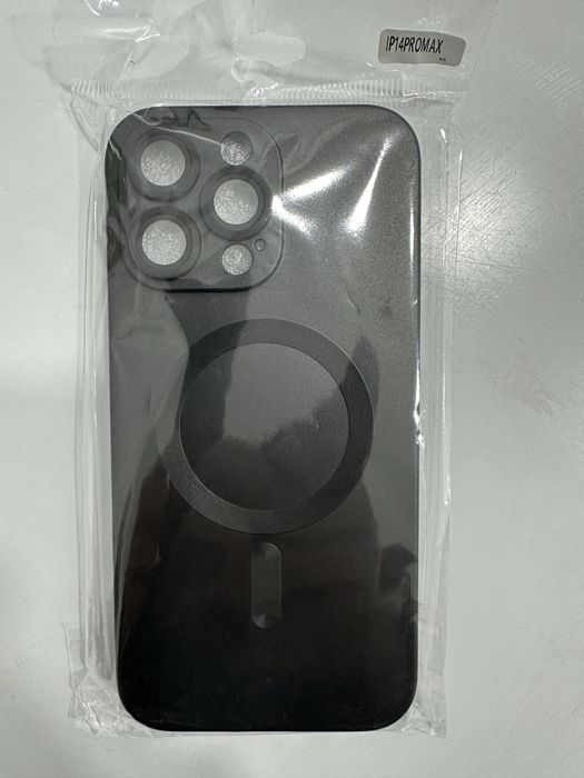 Capa iphone 14 pro max magsafe preta