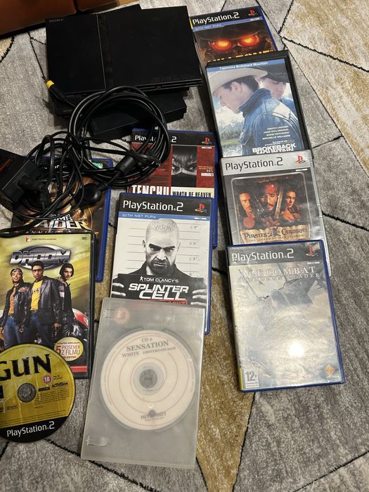 2x Play station 2 konsola +gry+ kable