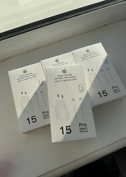 Оригинал комплект Быстрой зарядки iPhone 15 16 35w Apple USB C type c