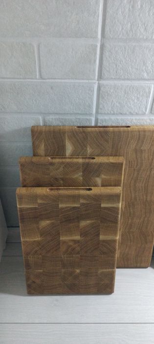 Кухонна торцева обробна дошка з дуба. Торцеві обробні дошки. 25*30*3.5