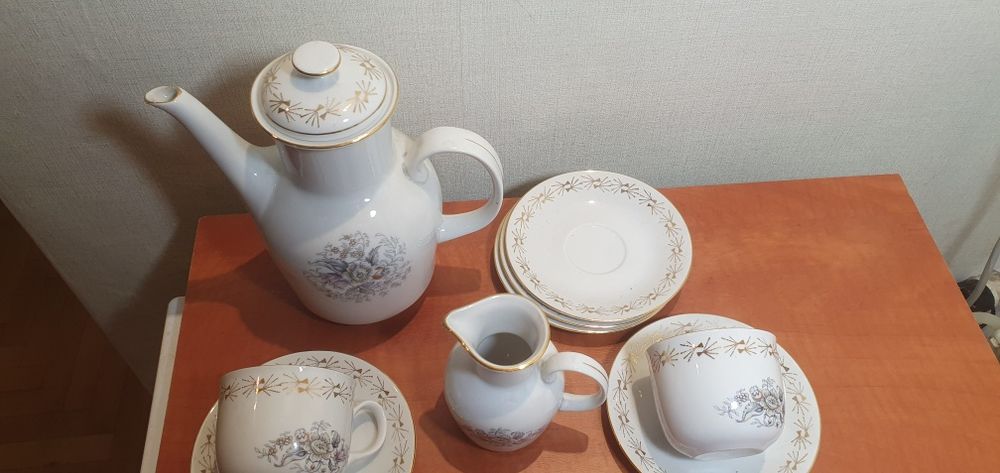 Porcelana MZ Czechoslovakia serwis kawowy