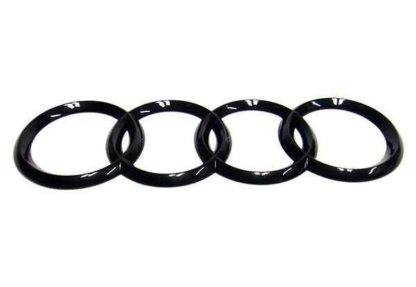 Emblemat Logo Znaczek Audi na tylną klapę Czarny Połysk różne rozmiary