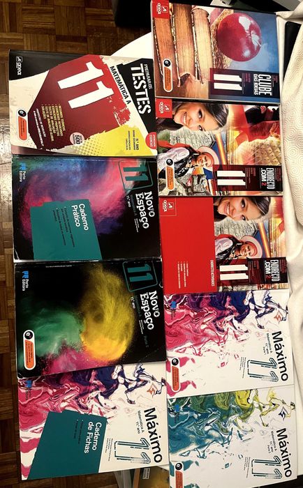 Pack Completo 11º ano - Manuais + Bónus Livros de Treino e Fichas