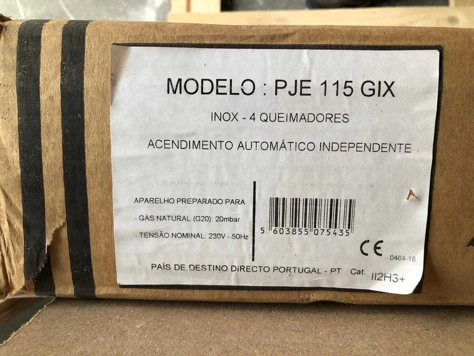 Placa Junex Gás Natural (Modelo: PJE 115 GIX)