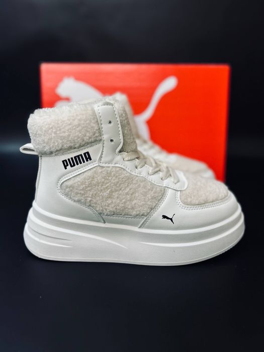 Ботинки Пума очень теплые / ботинки на высокой подошве пума женские