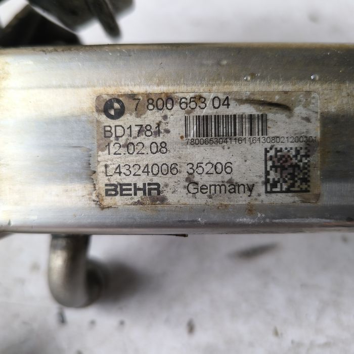 Chłodnica zawór EGR   BMW E60 E61 e81 e87 e90 E91 n47 177 km 143 km