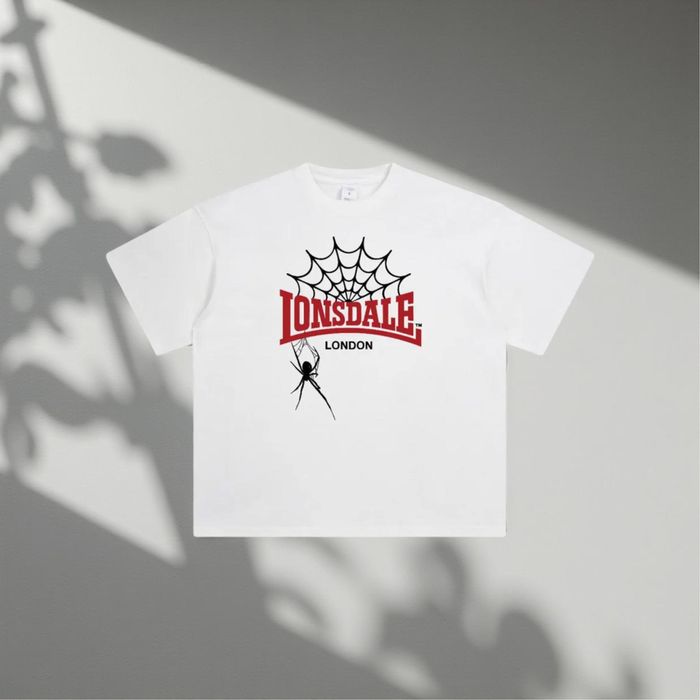 Мужские футболки Lonsdale London Fight spider logo  унисекс лонсдейл