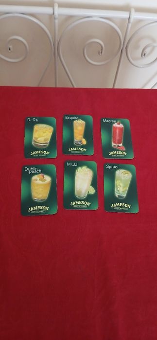 6 Cartas Jameson Irish Whiskey, novas