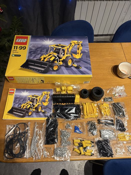 Lego Technic 8455 Backhoe Zestaw w idealnym stanie.
