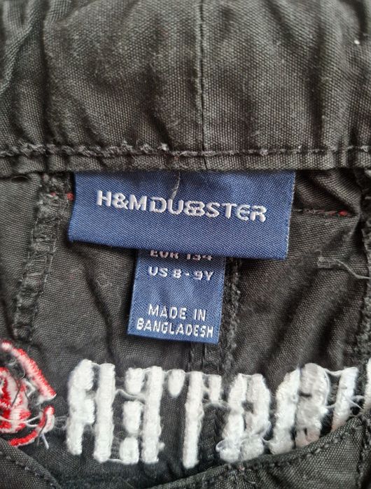 Штани H&M DUBSTER хлопчик 8-9 р брюки джинси котонові спортивні