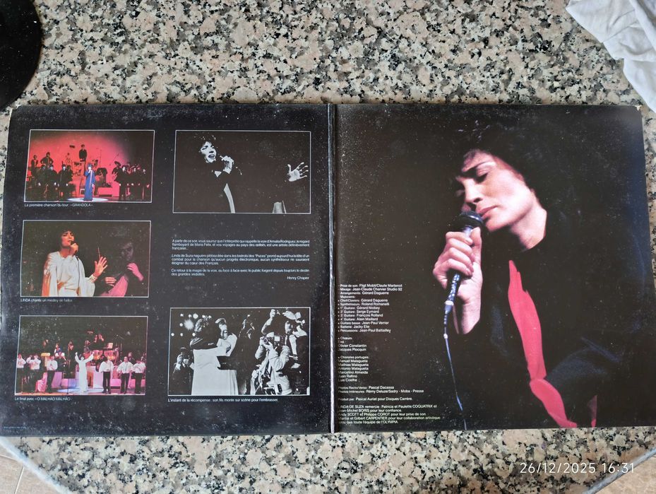 Disco de vinil duplo da Linda de Suza