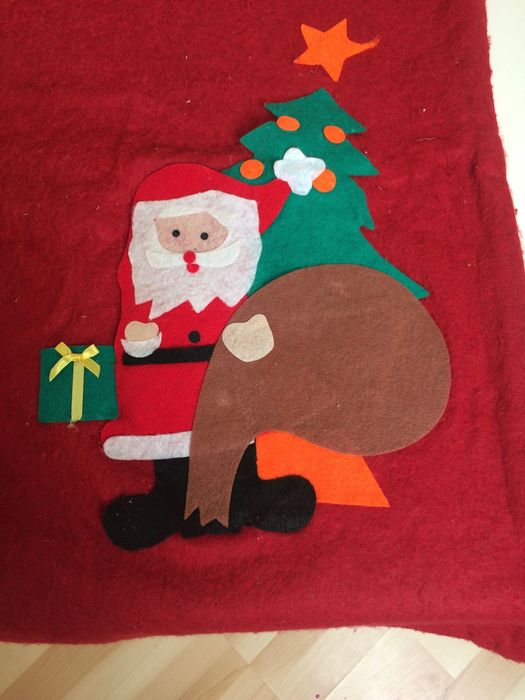 worek na prezenty czerwony