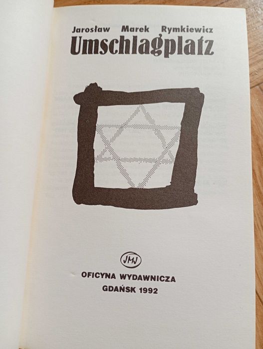 książka: ,,Umschlagplatz"