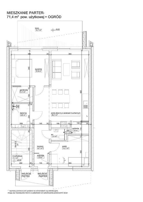 PROMOCJA!!! Apartament w Mikołowie 72m2 z ogródkiem
