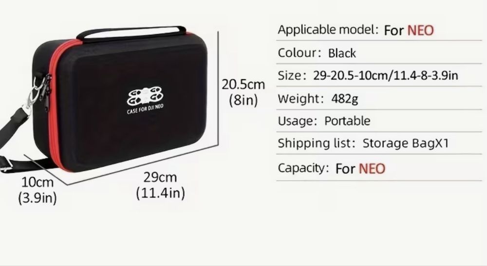 Bolsa para drone dji neo